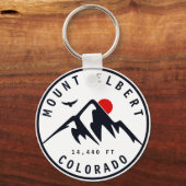 Elbert - Colorado 14ers vier Sleutelhanger (Achterkant)