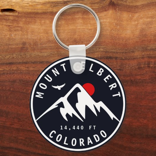 Elbert - Colorado 14ers vier Sleutelhanger (Voorkant)