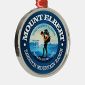 Elbert monteren (Hiker C) Metalen Ornament (Rechts)