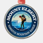 Elbert monteren (Hiker C) Metalen Ornament (Voorkant)