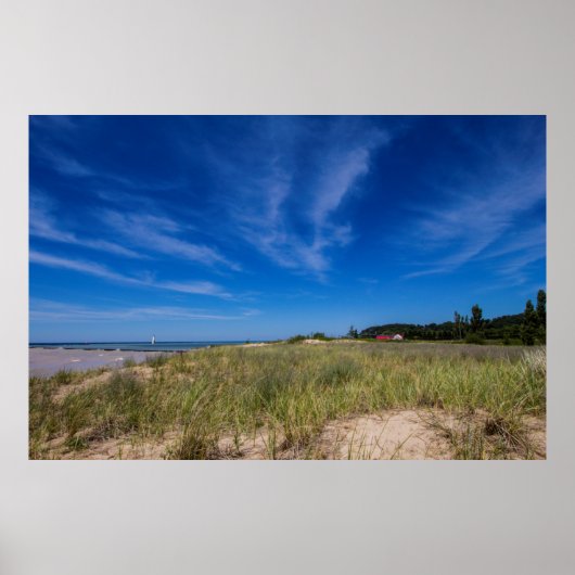 Elberta Beach, Michigan Poster (Voorkant)
