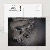 Elbow Inn Bar Stools Post Kaart (Voorkant / Achterkant)