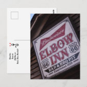 Elbow Inn Sign Briefkaart (Voorkant / Achterkant)