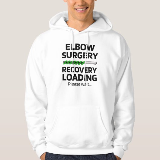 Elbow Surgery Recovery | Elleboogarthroscopische c Hoodie (Voorkant)