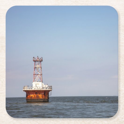 Elbow van Cross Ledge Lighthouse Kartonnen Onderzetters (Voorkant)