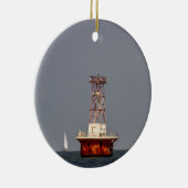 Elbow van Cross Ledge Lighthouse Keramisch Ornament (Rechts)