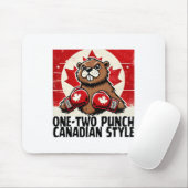 Elbows Up Canada Canadese Counter Tariffs Beaver B Muismat (Met muis)