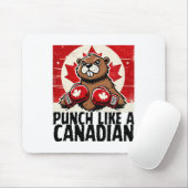 Elbows Up Canada Canadese Counter Tariffs Beaver B Muismat (Met muis)