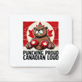 Elbows Up Canada Canadese Counter Tariffs Beaver B Muismat (Met muis)