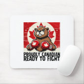 Elbows Up Canada Canadese Counter Tariffs Beaver B Muismat (Met muis)