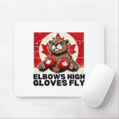 Elbows Up Canada Canadese Counter Tariffs Beaver B Muismat (Met muis)