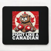 Elbows Up Canada Canadese Counter Tariffs Beaver B Muismat (Voorkant)