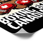 Elbows Up Canada Canadese Counter Tariffs Beaver B Poster (Hoek)