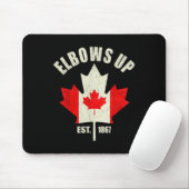 Elbows Up Canada EST 1867 Trotse Canadese Sterke C Muismat (Met muis)