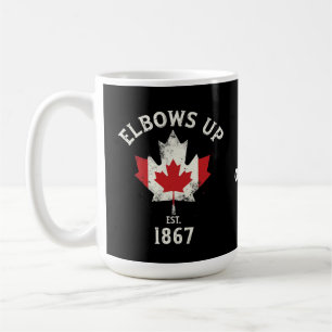 Elbows Up Canada Est 1867 Trotse Canadese Vintage Koffiemok