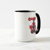 Elbows Up Canada, gemaakt in Canada 100% mok (Voorkant rechts)