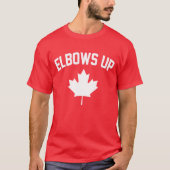 Elbows Up Canada - trotse Canadees T-shirt (Voorkant)