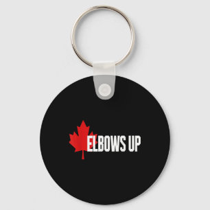 Elbows Up Canada True beroemd gemaakt. Noord sterk Sleutelhanger