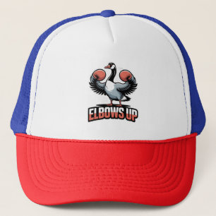 Elbows Up - Canadese gans met handschoenen Trucker Pet