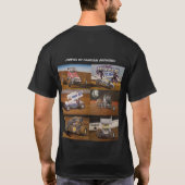 Elbows up Charcoal Drawings T-Shirt (Achterkant)