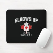 Elbows Up Est 1867 Canadian Maple Leaf Canada Muismat (Met muis)