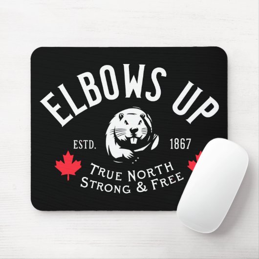 Elbows Up! Mouse Pad Muismat (Met muis)