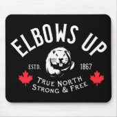 Elbows Up! Mouse Pad Muismat (Voorkant)