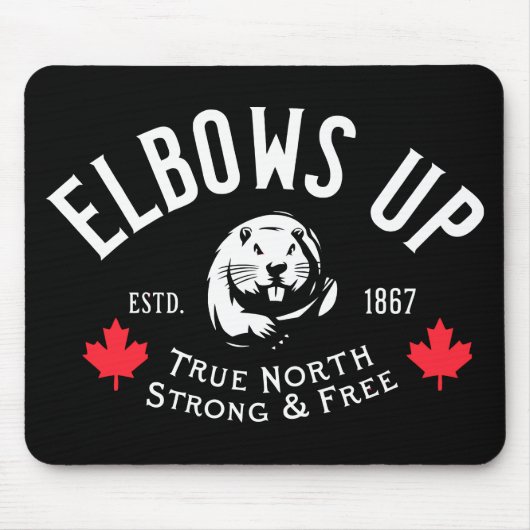 Elbows Up! Mouse Pad Muismat (Voorkant)