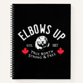 Elbows Up! Notebook Notitieboek (Voorkant)