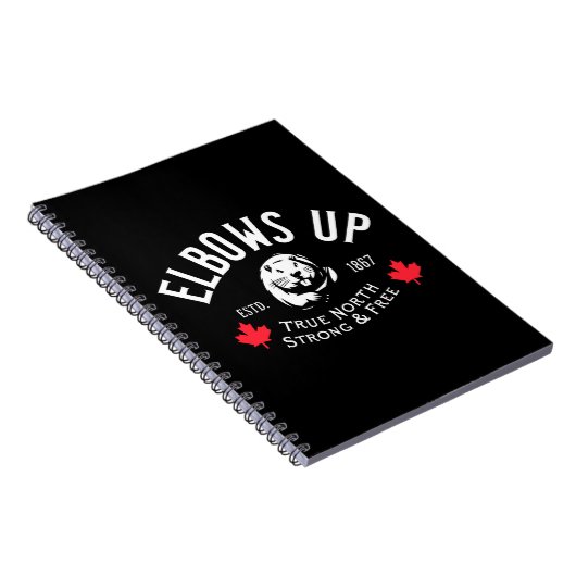Elbows Up! Photo Notebook Notitieboek (Rechterzijde)