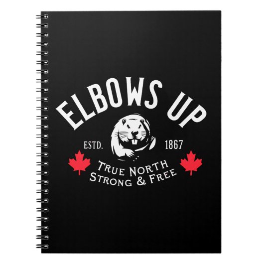 Elbows Up! Photo Notebook Notitieboek (Voorkant)