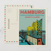 Elbphilharmonie Concert Hall Iconic Hamburg Briefkaart (Voorkant / Achterkant)
