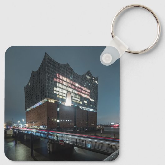 Elbphilharmonie Hamburg Sleutelhanger (Achterkant)