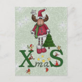 Elch mit Baum Briefkaart (Voorkant)