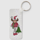 Elch mit Baum Sleutelhanger (Achterkant)
