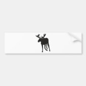 Elch moose elk deer antler sweden bumpersticker (Voorkant)