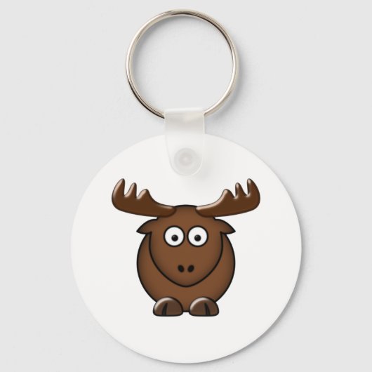 Elch moose sleutelhanger (Voorkant)