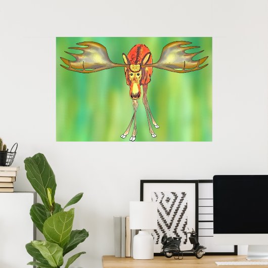 Elch Poster (Thuiskantoor)