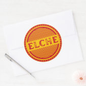 Elche City Pride Embleem – Spaanse identiteit Ronde Sticker (Envelop)