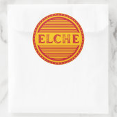 Elche City Pride Embleem – Spaanse identiteit Ronde Sticker (Tas)