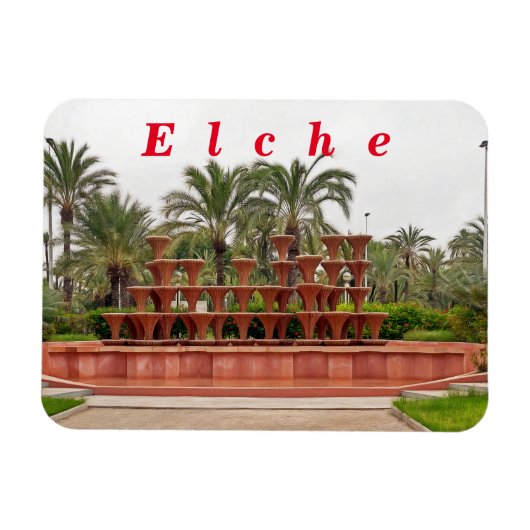 Elche. De Palm Grove. #8 Magneet (Horizontaal)