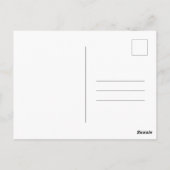 Elche im Winter - Postkarte Briefkaart (Achterkant)