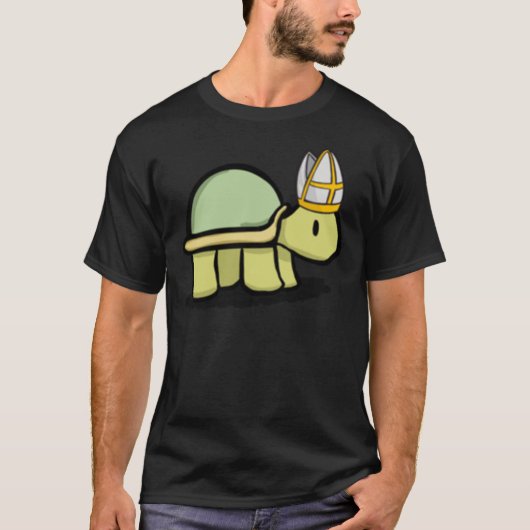 Elden Ring Pope-schildpad - Klein zijontwerp T-shirt (Voorkant)