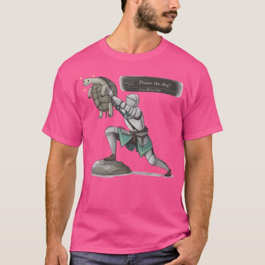 Elden Ring prijst de hond T-shirt (Voorkant)