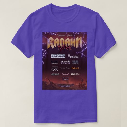 Elden Ring Radahn Festival Poster 4 T-shirt (Design voorkant)