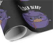 Elder-berry Funny Berry Pun Cadeaupapier (Rol Hoek)