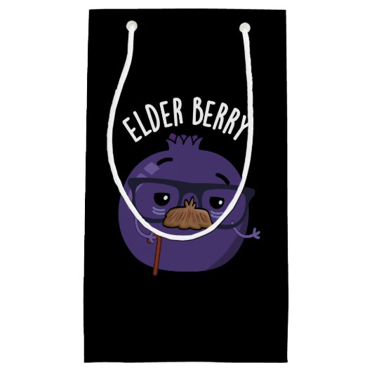 Elder-berry Funny Berry Pun Klein Cadeauzakje (Voorkant)