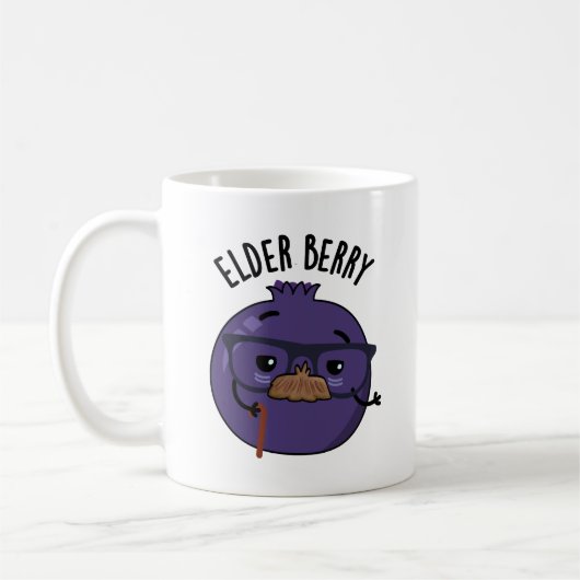 Elder-berry Funny Berry Pun Koffiemok (Links)