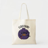 Elder-berry Funny Berry Pun Tote Bag (Voorkant)
