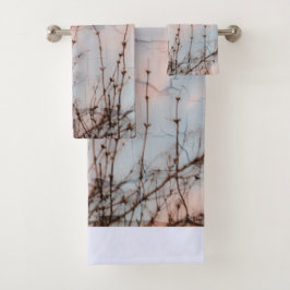 Elder Branches Silhouette Bad Handdoek